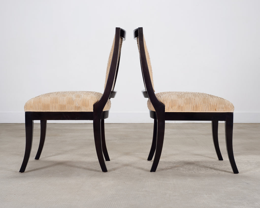 Set of Ten Sally Sirkin for J. Robert Scott Tuscany Dining Chairs