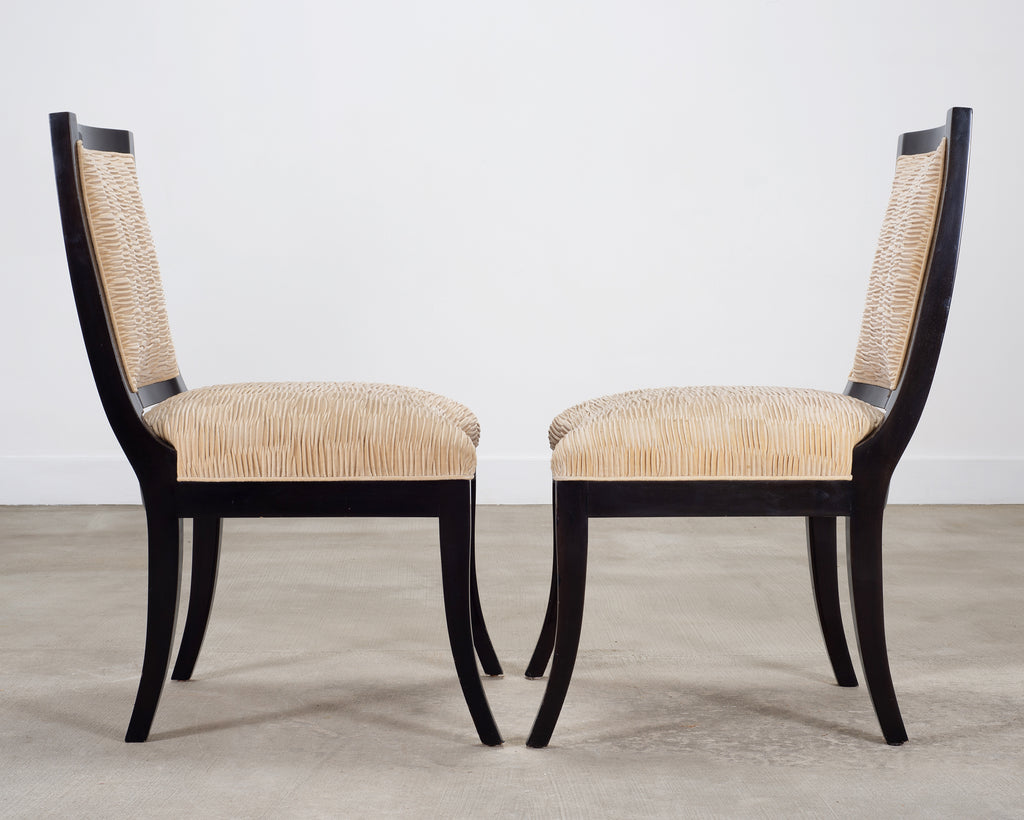 Set of Ten Sally Sirkin for J. Robert Scott Tuscany Dining Chairs