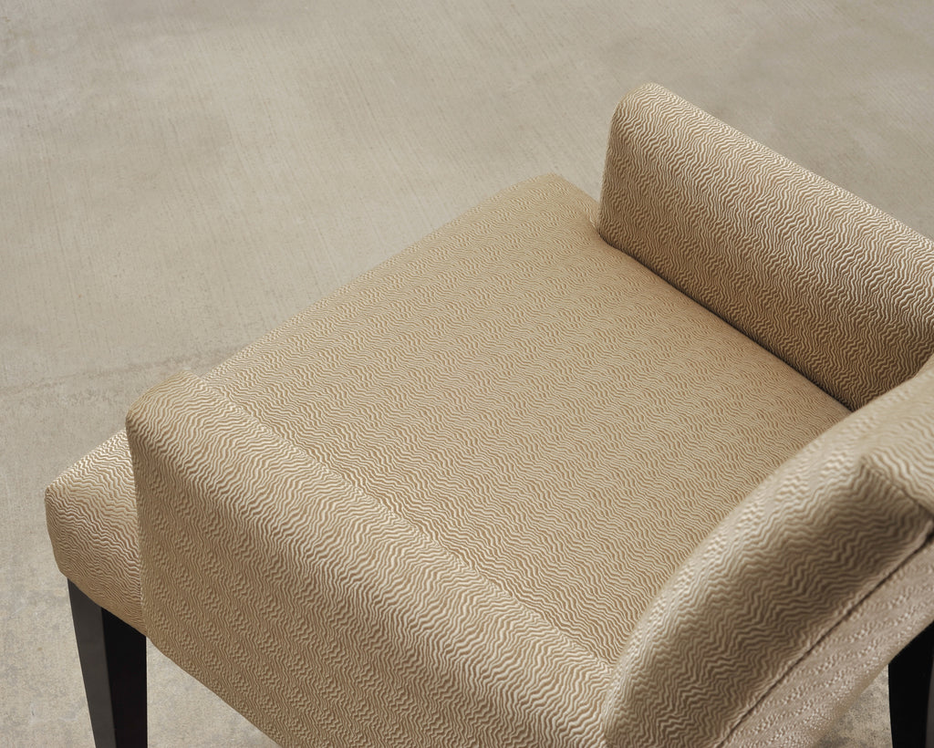Set of Twelve A. Rudin No. 442 Upholstered Dining Armchairs