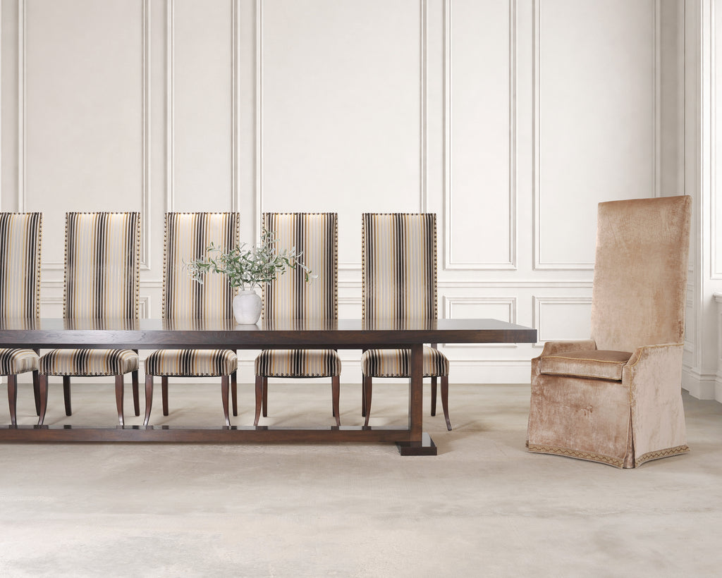 Ferrell + Mittman Art Deco Style Dining Table and 12 Chairs