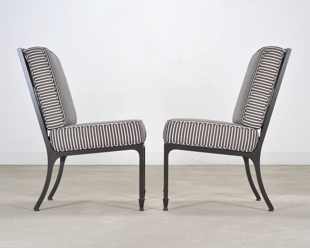 McKinnon and Harris Stone Top Dining Table and Six Dining Chairs