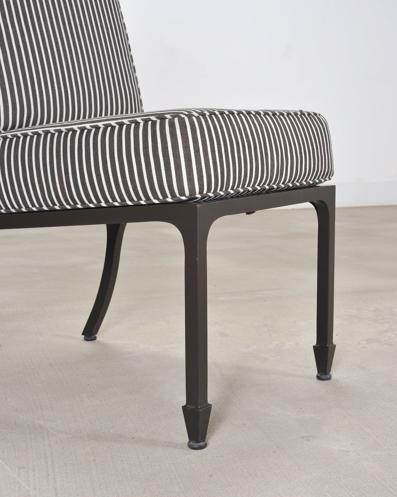 McKinnon and Harris Stone Top Dining Table and Six Dining Chairs
