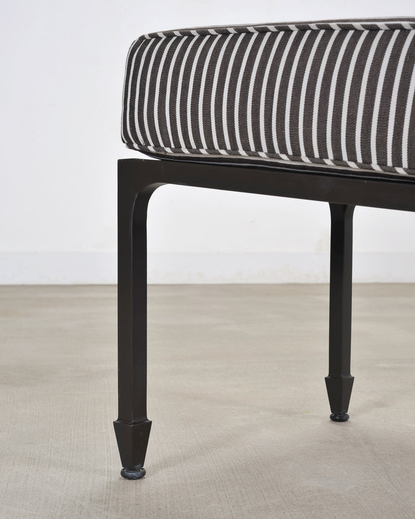 McKinnon and Harris Stone Top Dining Table and Six Dining Chairs