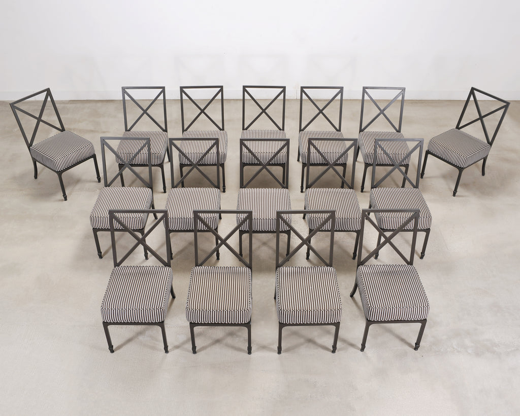 Set of 16 McKinnon and Harris Beaufort Garden Dining Chairs