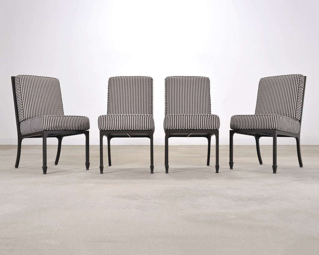McKinnon and Harris Stone Top Dining Table and Six Dining Chairs