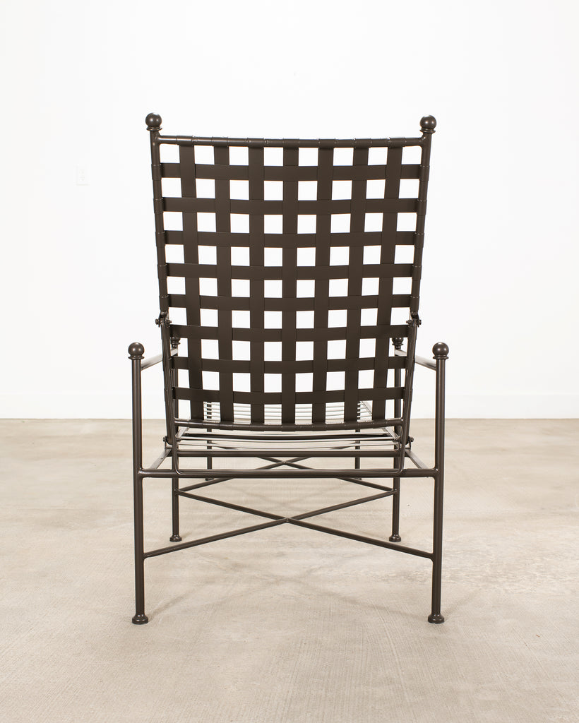Set of Three Mario Papperzini Style Wrought Iron Chaise Longues