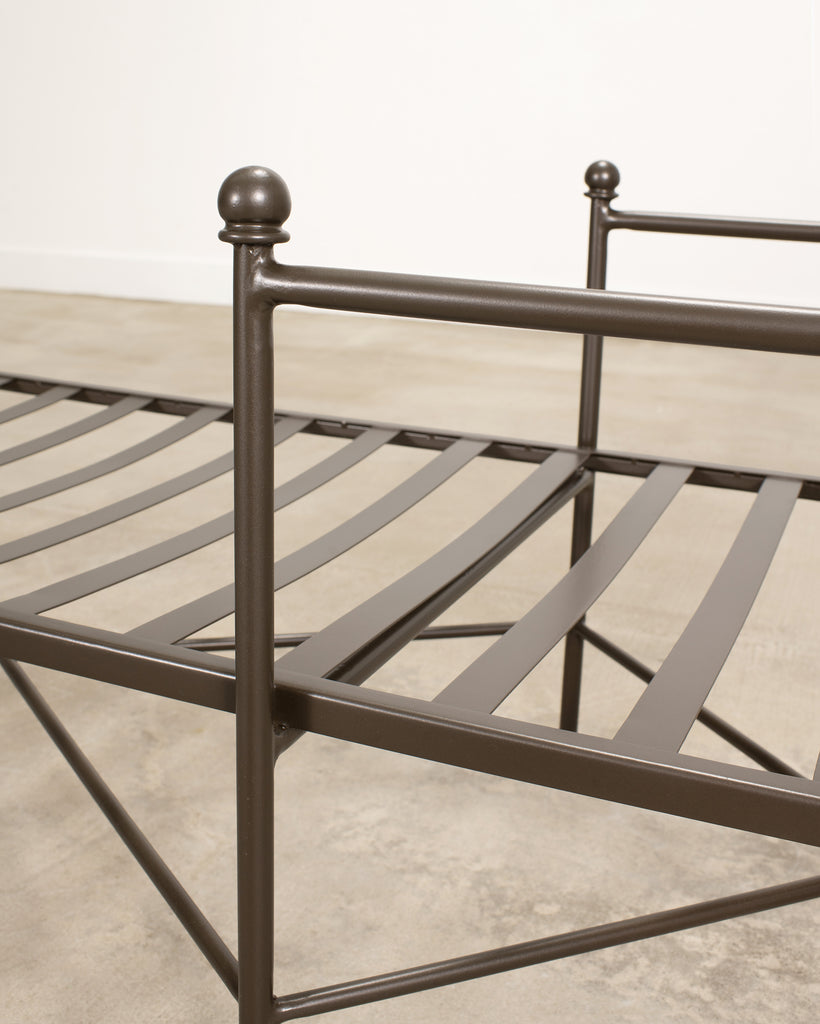 Set of Three Mario Papperzini Style Wrought Iron Chaise Longues