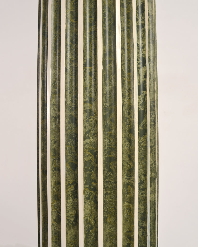 Set of Four Monumental Faux Marble Neoclassical Columns 10 Ft.