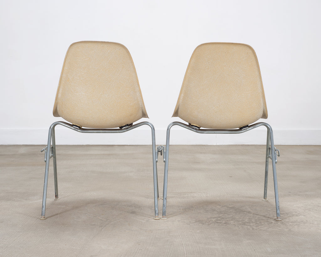 Set of Four Herman Miller DSS Mid-Century Fiberglass Side Chairs
