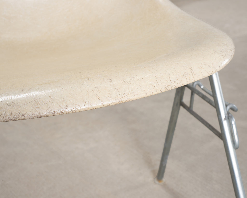 Set of Four Herman Miller DSS Mid-Century Fiberglass Side Chairs