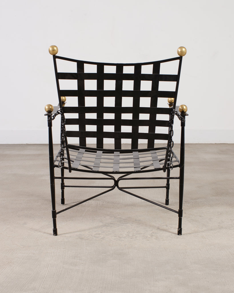 Set of Four Mario Papperzini Amalfi Adjustable Chain Lounge Chairs