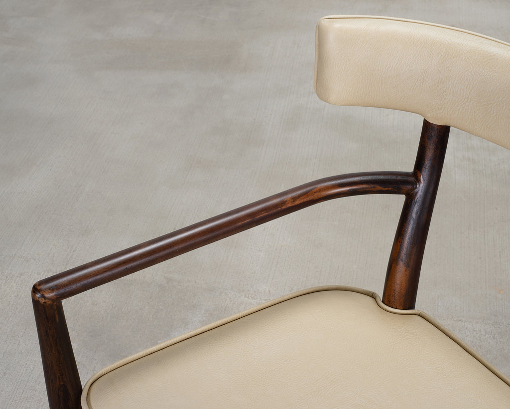 Set of Four T. H. Robsjohn-Gibbings Klismos Dining Armchairs