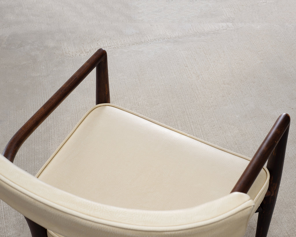 Set of Four T. H. Robsjohn-Gibbings Klismos Dining Armchairs