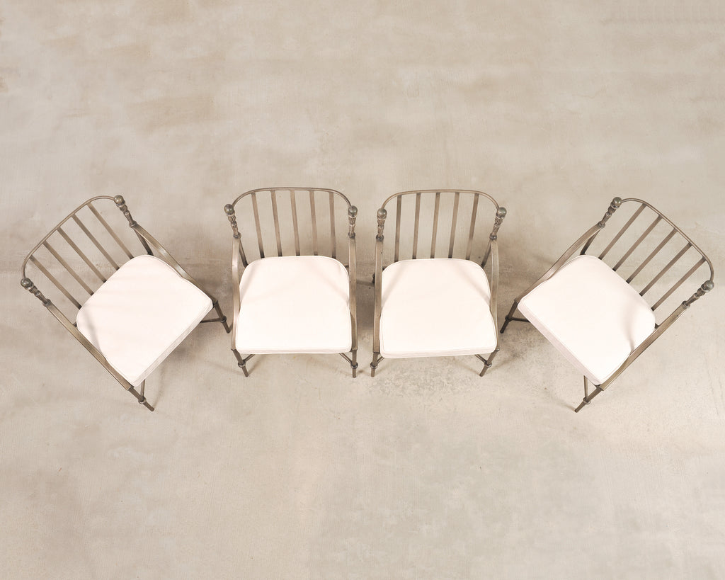 Set of Four Michael Taylor Montecito Patio Garden Dining Chairs