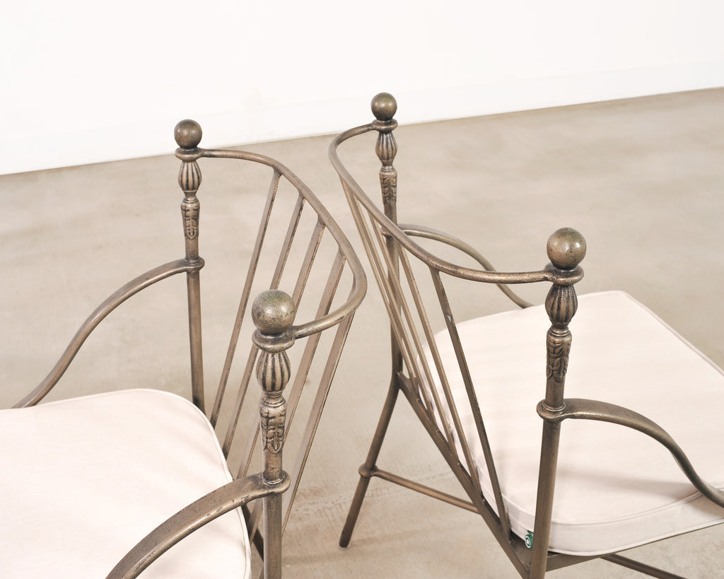 Set of Four Michael Taylor Montecito Patio Garden Dining Chairs