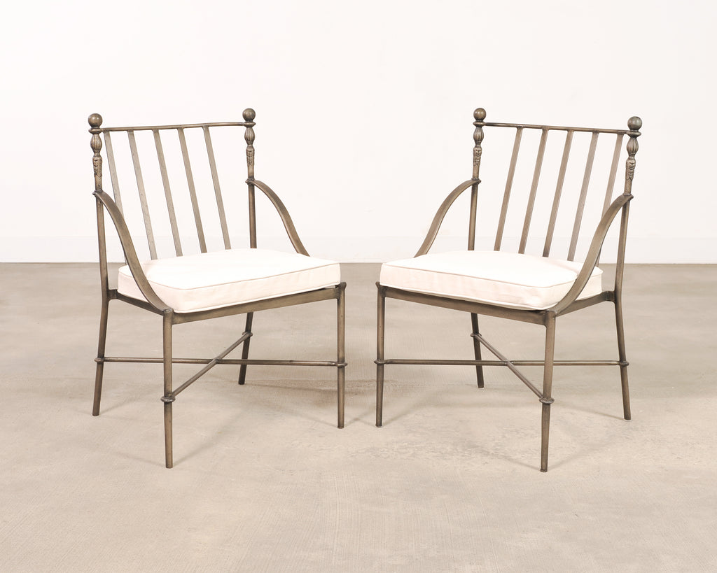 Set of Four Michael Taylor Montecito Patio Garden Dining Chairs