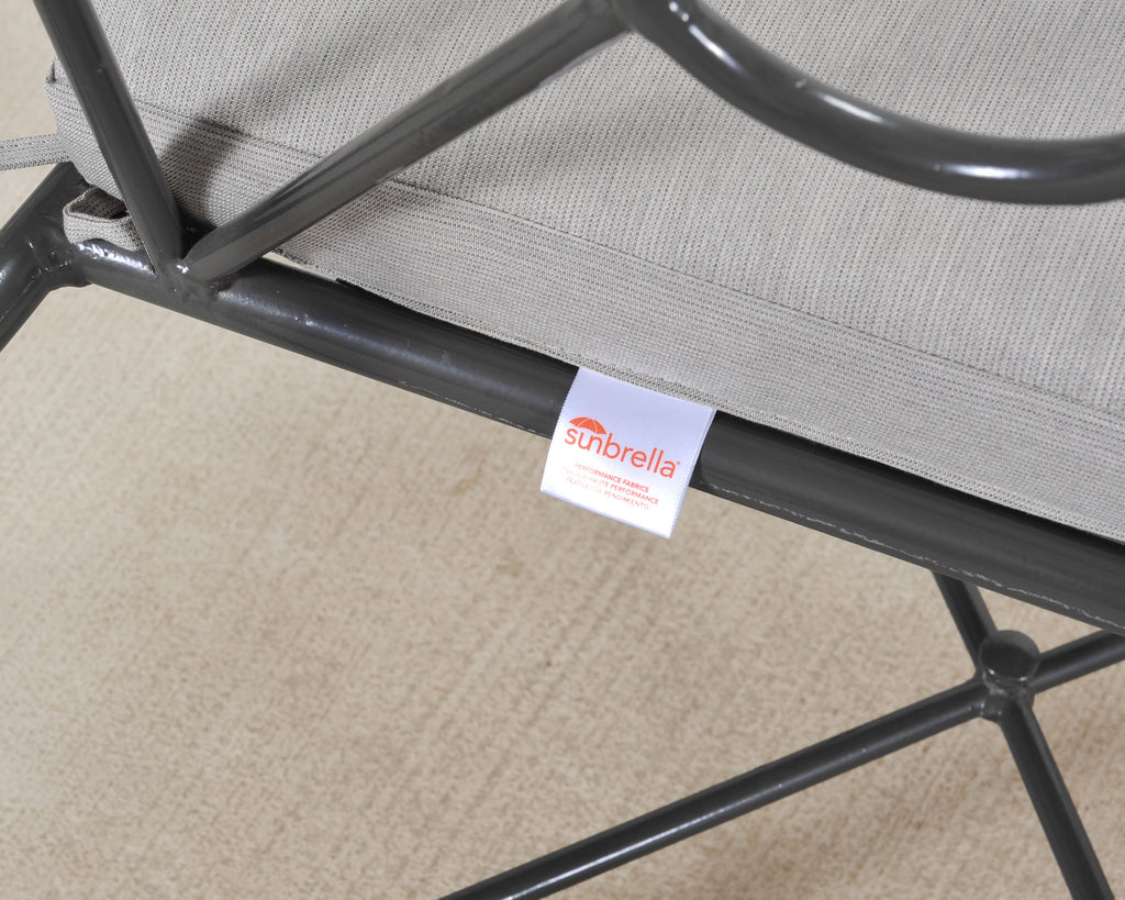 Set of Four RH Catalina Aluminum Patio Garden Dining Armchairs