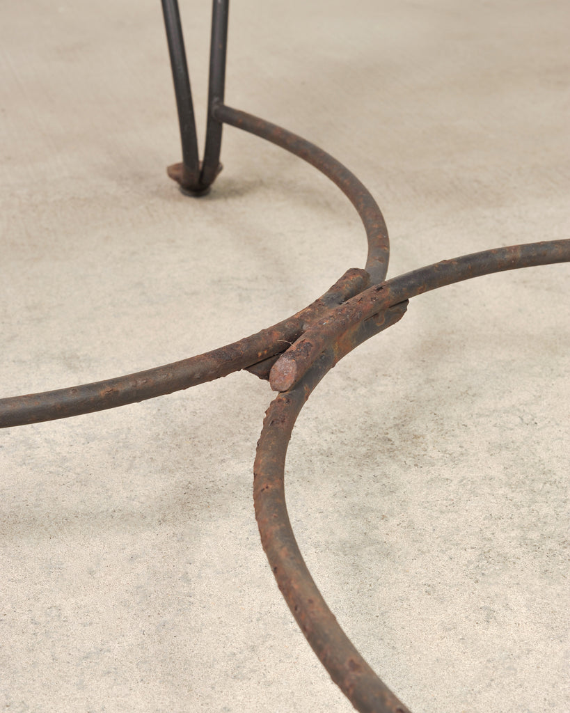 Set of Four Rose Tarlow Style Twig Iron Garden Dining Armchairs