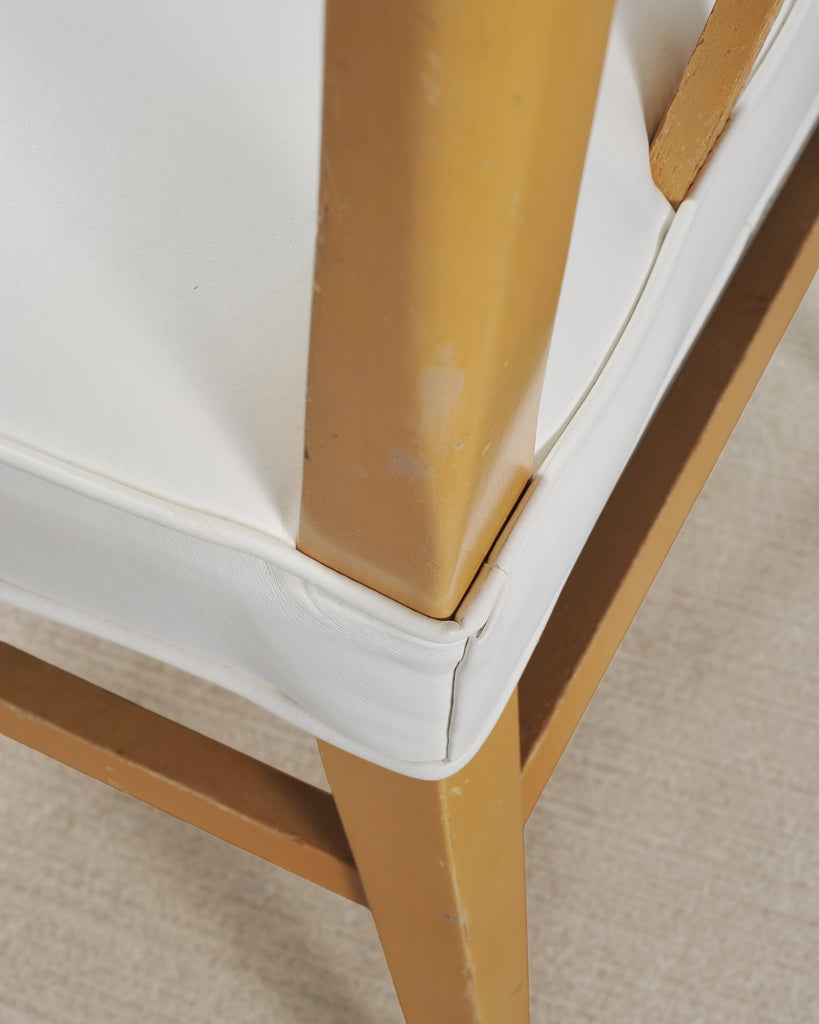 Set of Four Tommi Parzinger Mid-Century X-Back Dining Chairs