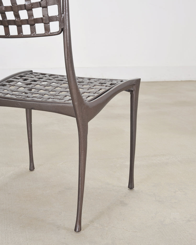 Set of Four Dan Johnson Brown Jordan Sol Y Luna Dining Chairs