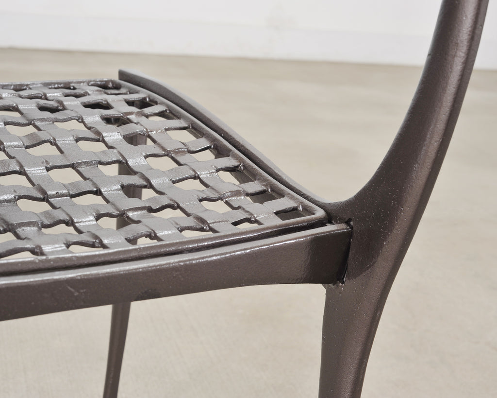 Set of Four Dan Johnson Brown Jordan Sol Y Luna Dining Chairs