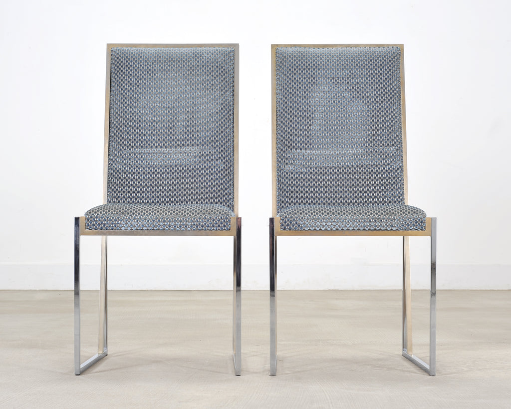 Set of Six Giacomo Sinopoli Italian Modernist Dining Chairs