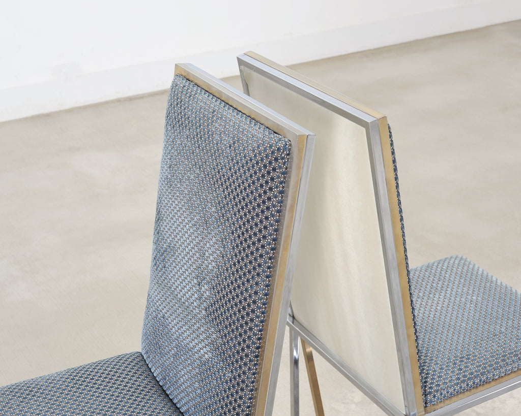 Set of Six Giacomo Sinopoli Italian Modernist Dining Chairs