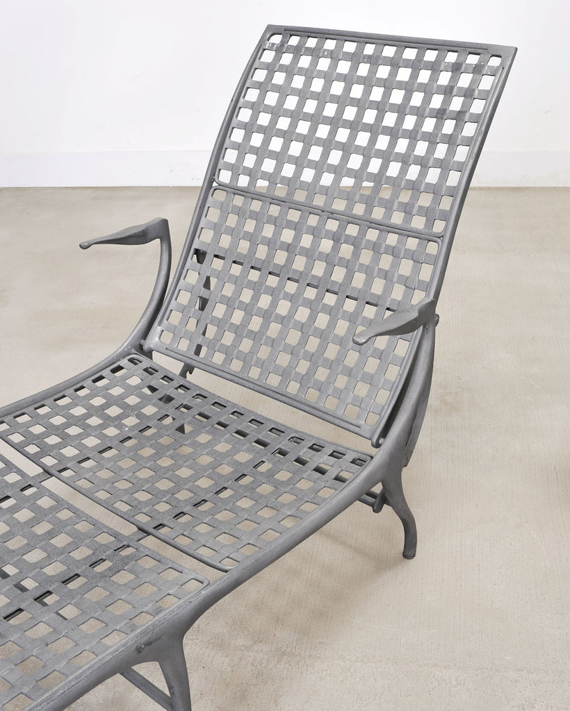 Set of Six Dan Johnson Brown Jordan Sol y Luna Chaise Lounges