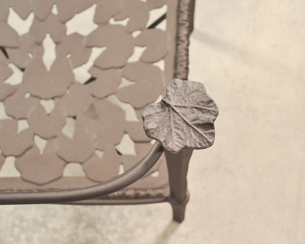 Set of Six Michael Taylor Arcadia High Back Bronzed Garden Chairs