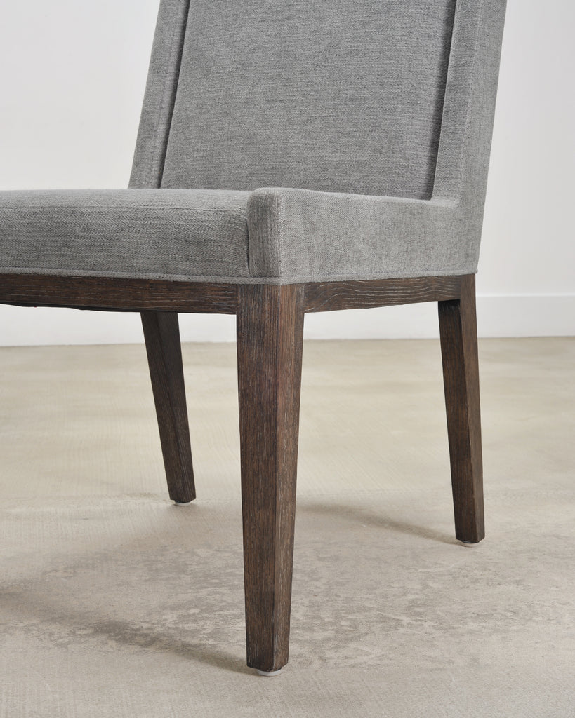 Set of Eight Bernhardt "Linea" Cerused Ash Dining Chairs