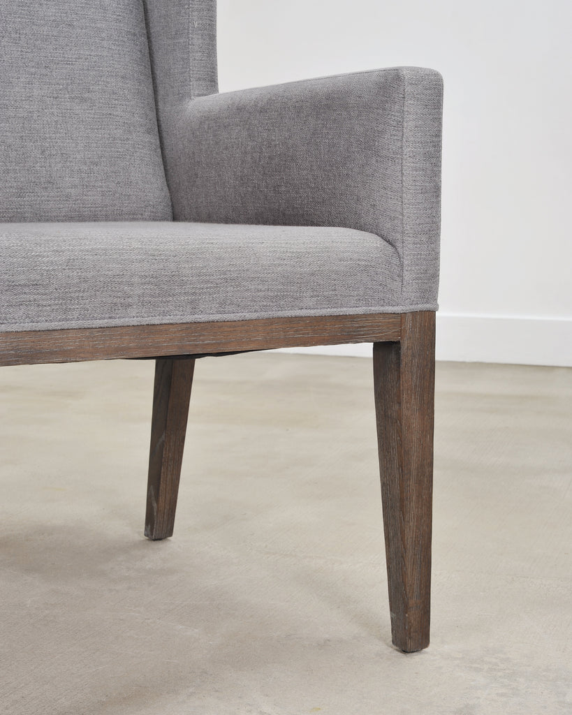 Set of Eight Bernhardt "Linea" Cerused Ash Dining Chairs