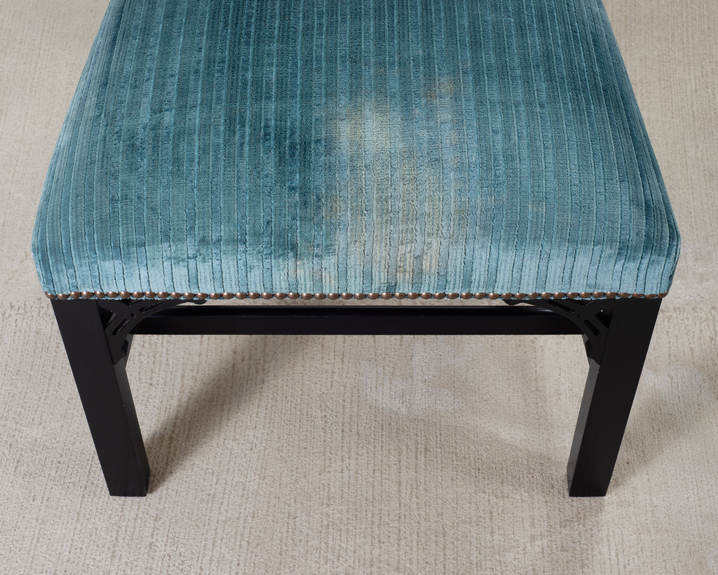 Set of Eight Chinese Chippendale Dining Chairs by Hickory Chair