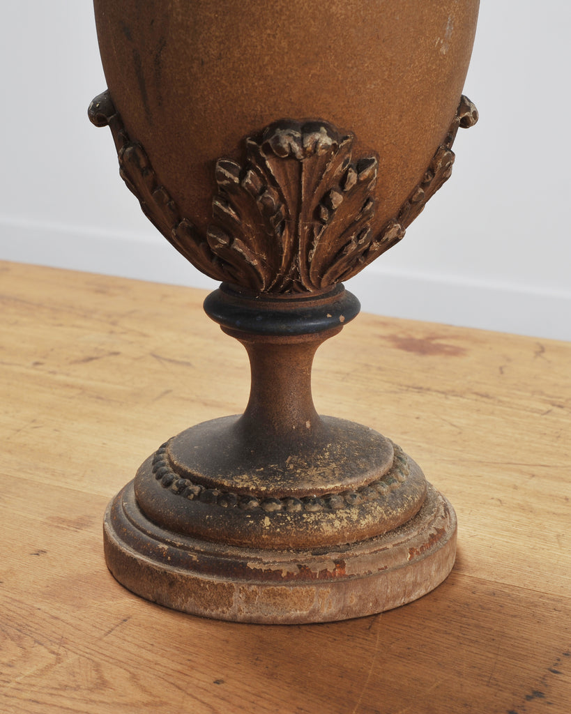 Set of Eight Mounted Ostrich Egg Finials by Artist Ira Yeager