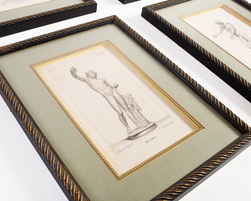 Set of Four Neoclassical Prints of Classic Figures