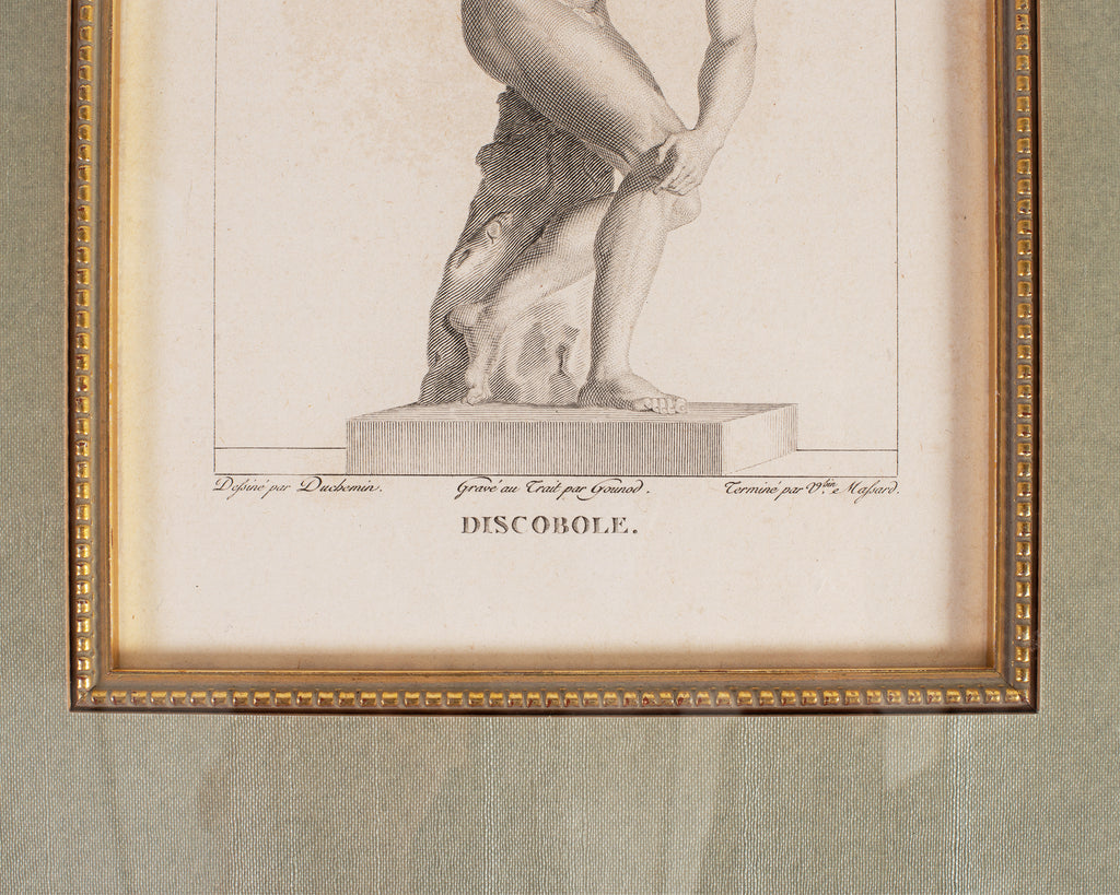 Set of Four Neoclassical Prints of Classic Figures