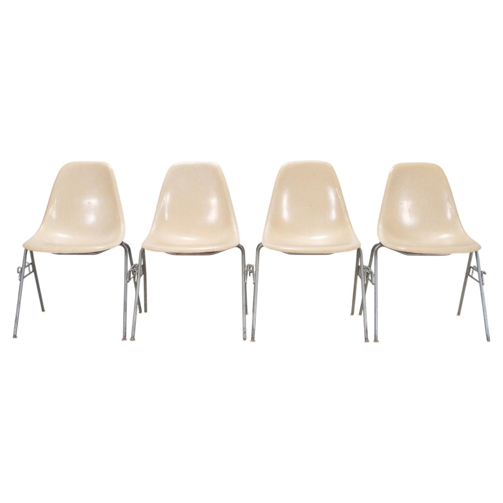 Set of Four Herman Miller DSS Mid-Century Fiberglass Side Chairs