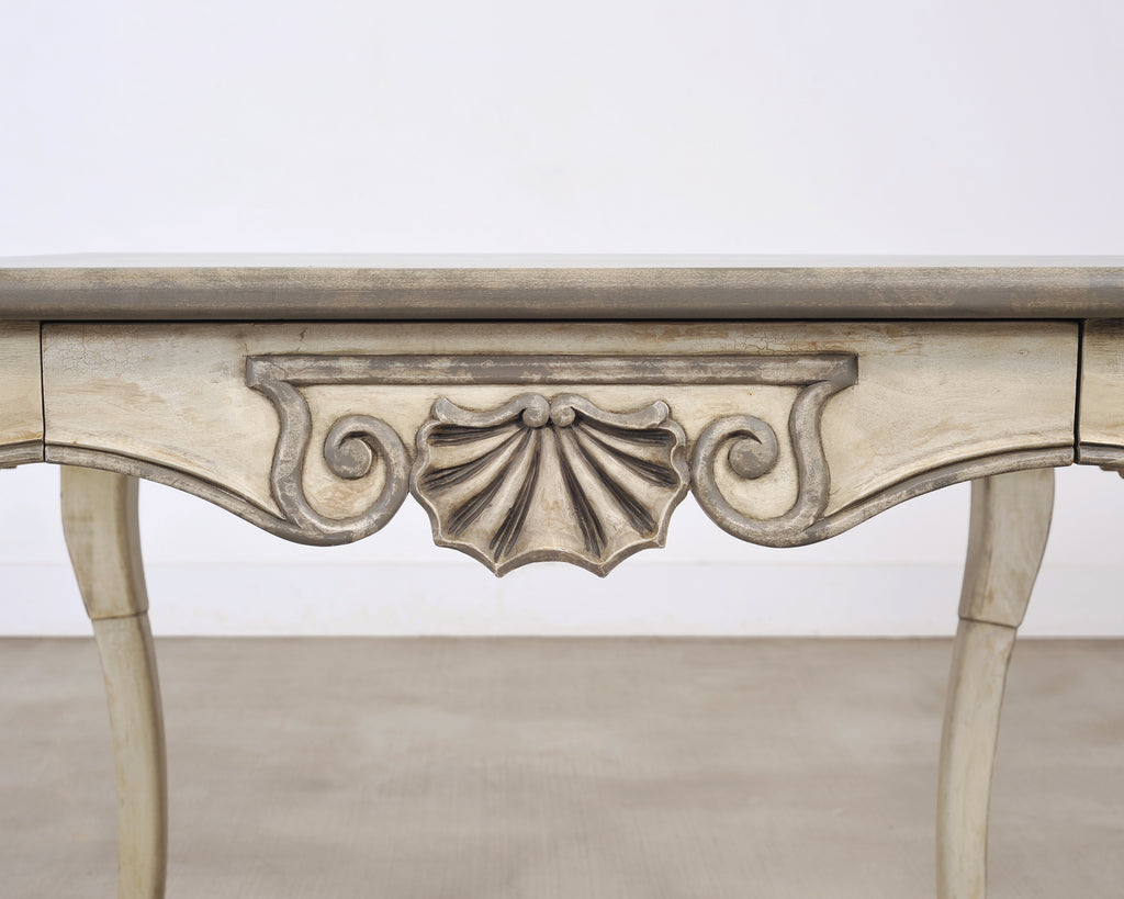 Dennis & Leen Beauvais Painted Square Salon Games Center Table