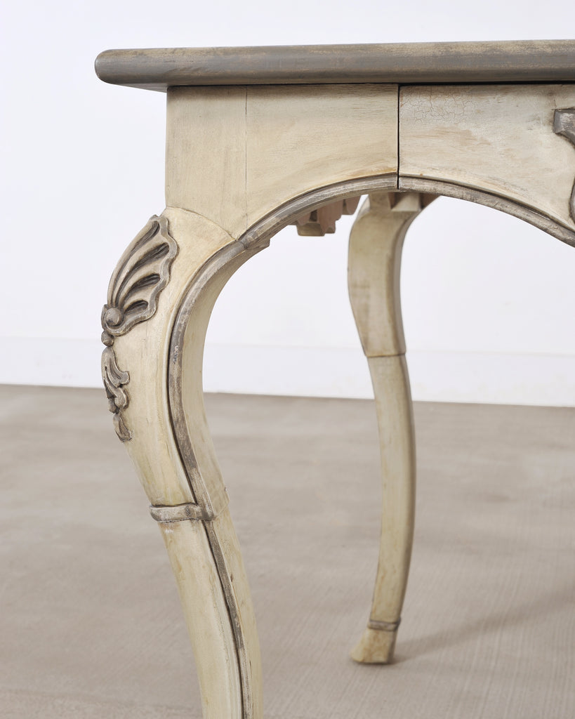 Dennis & Leen Beauvais Painted Square Salon Games Center Table