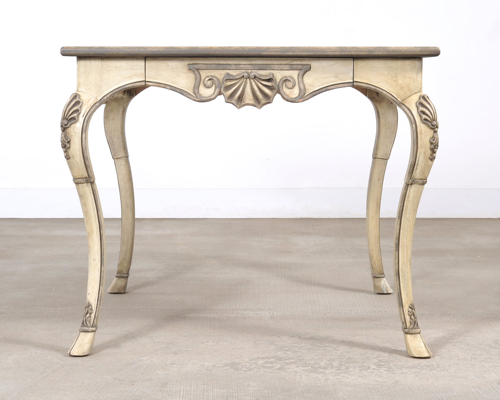 Dennis & Leen Beauvais Painted Square Salon Games Center Table