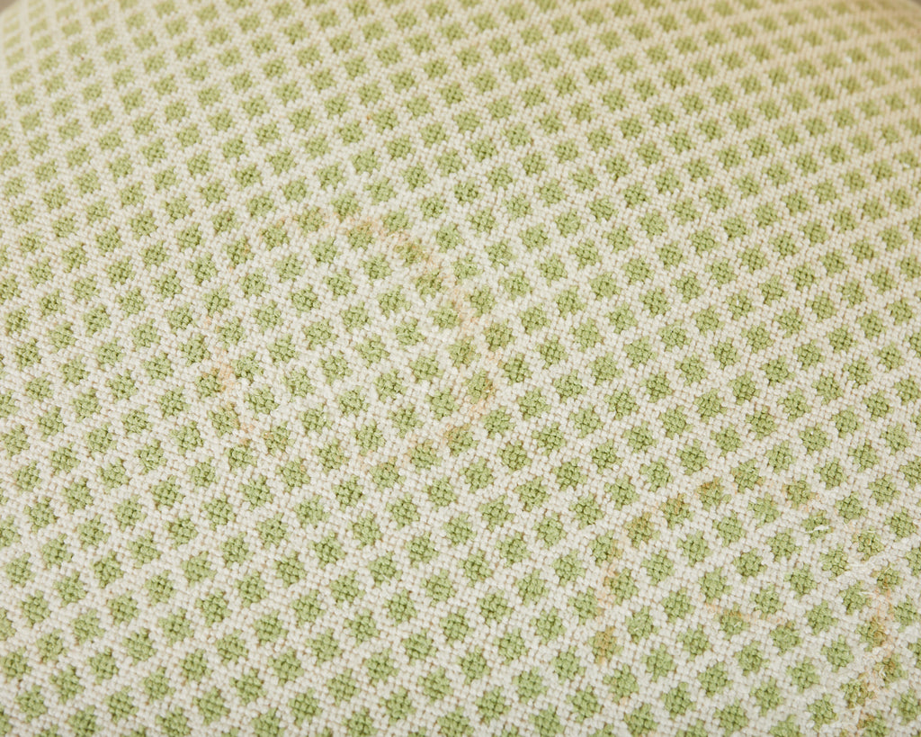 Set of Four Venetian Parcel Gilt Painted Shield Back Dining Chairs