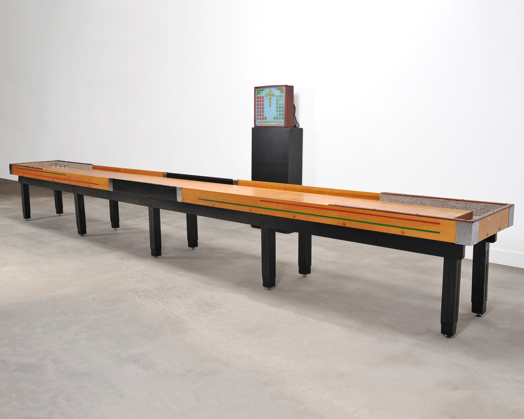 20th Century Americana Arcade Shuffleboard Game Table 22 Ft