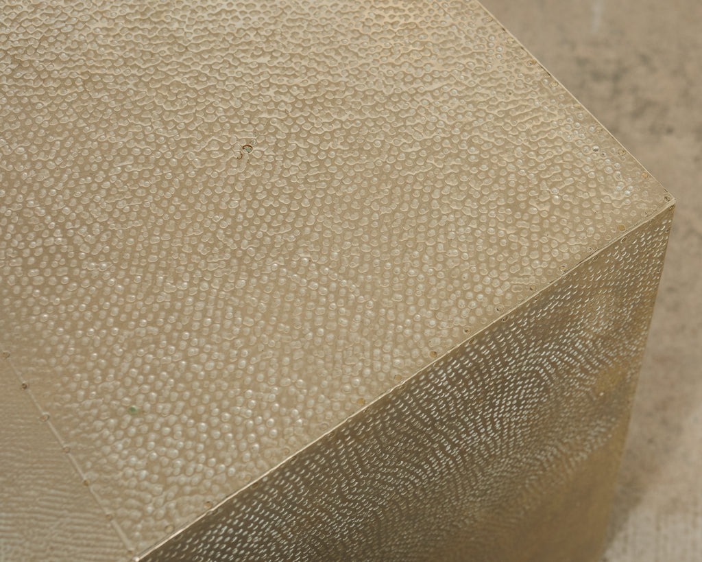 Alison Spear Stephanie Odegard White Bronze Cocktail Table