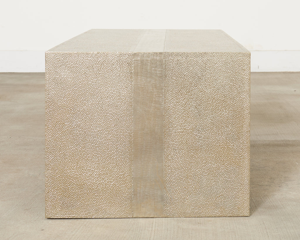 Alison Spear Stephanie Odegard White Bronze Cocktail Table