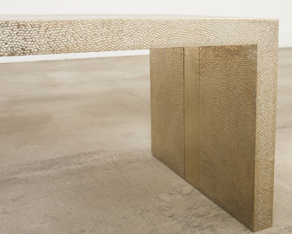 Alison Spear Stephanie Odegard White Bronze Cocktail Table