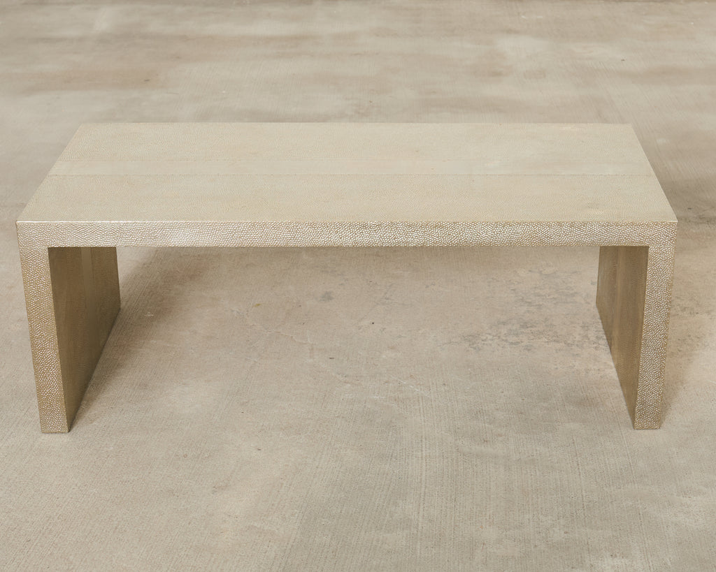 Alison Spear Stephanie Odegard White Bronze Cocktail Table