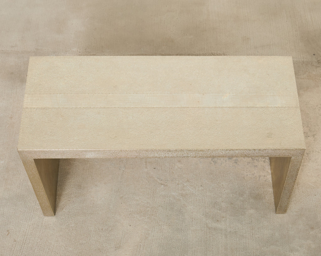 Alison Spear Stephanie Odegard White Bronze Cocktail Table