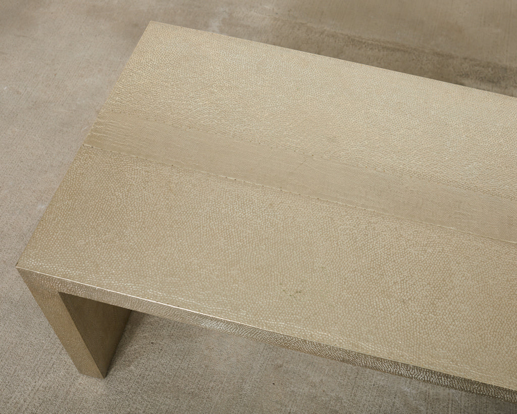 Alison Spear Stephanie Odegard White Bronze Cocktail Table