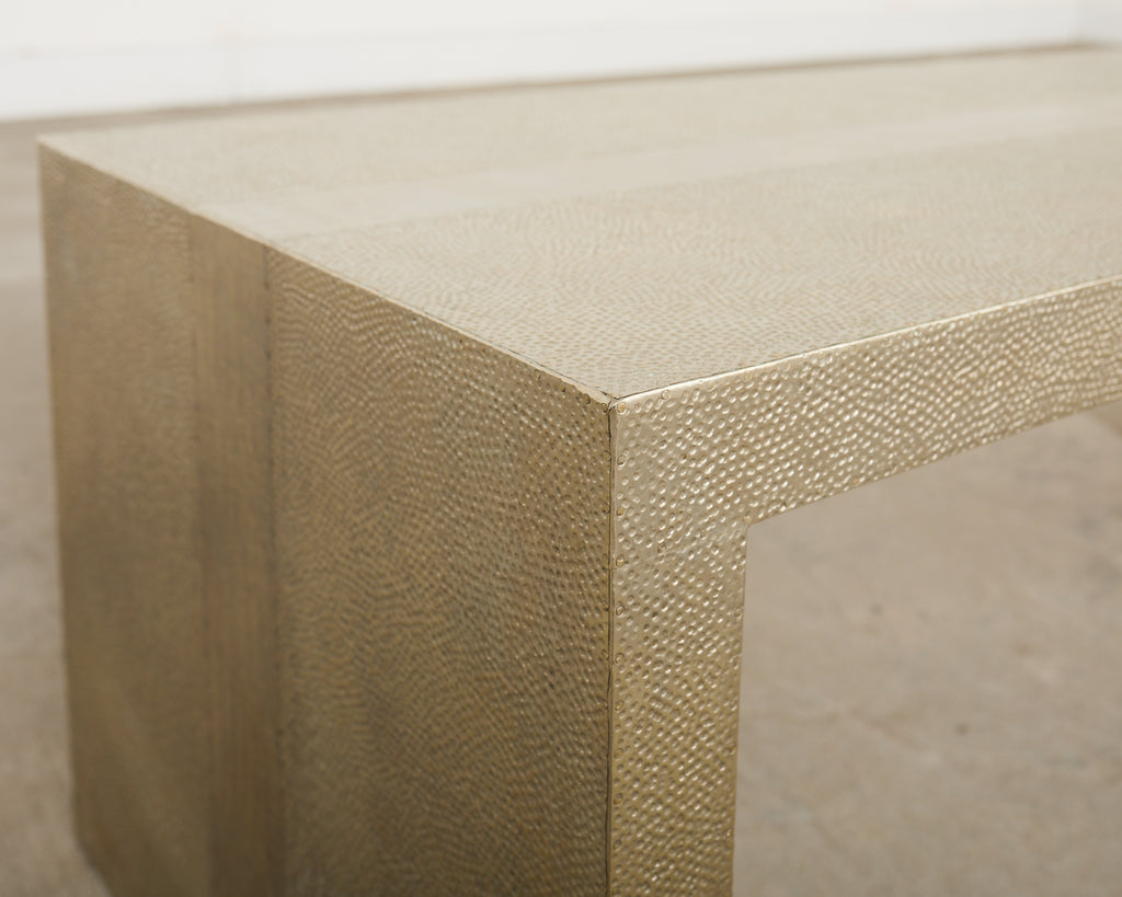 Alison Spear Stephanie Odegard White Bronze Cocktail Table