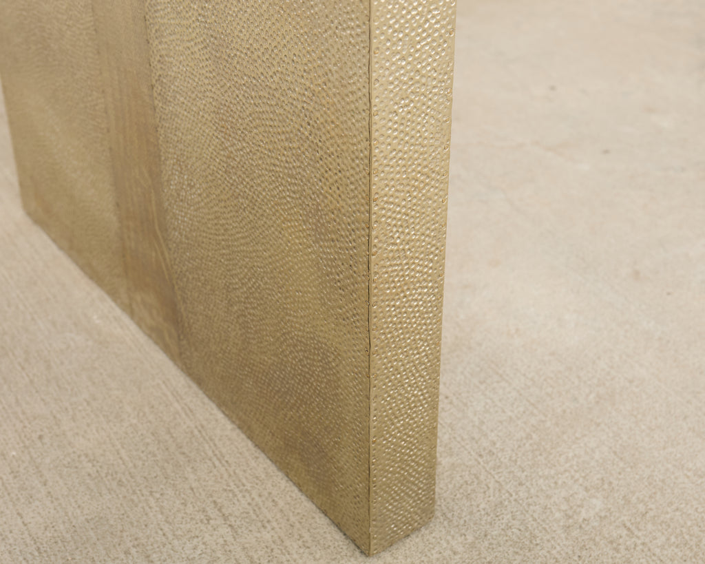 Alison Spear Stephanie Odegard White Bronze Cocktail Table