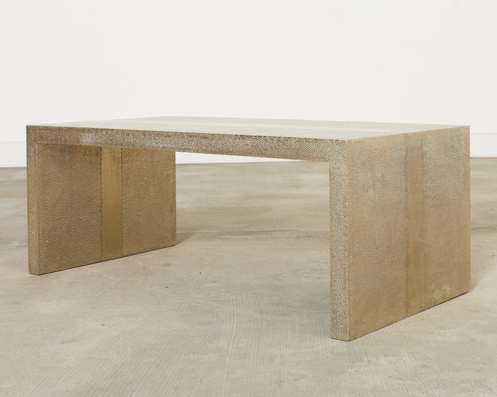 Alison Spear Stephanie Odegard White Bronze Cocktail Table